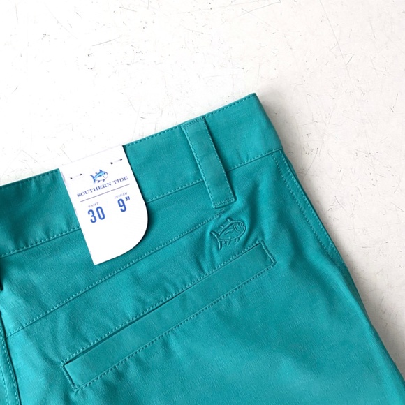 Southern Tide Nwt Men's 9" Heather Tidal Wave T3 Gulf Shorts 30 - Picture 4 of 4